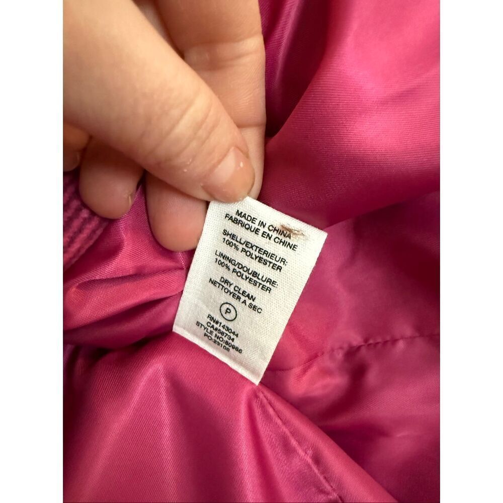Avec les Filles pink oversized shawl neck peacoat size M - Picture 4 of 8